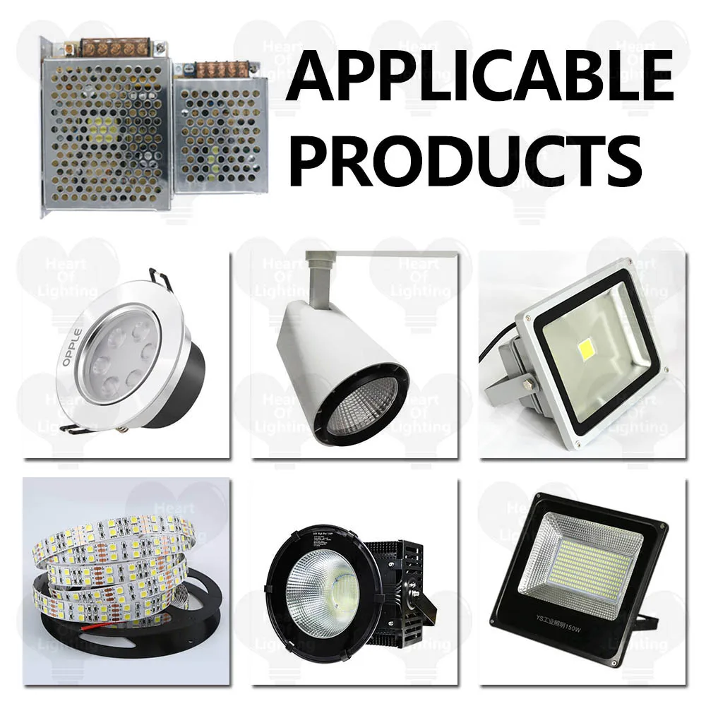 Image 7: Transformateur d'éclairage d'alimentation 12 volts, AC 110V 220V à DC 12V, adaptateur d'alimentation à découpage, Source DC12V 3A, pilote LED