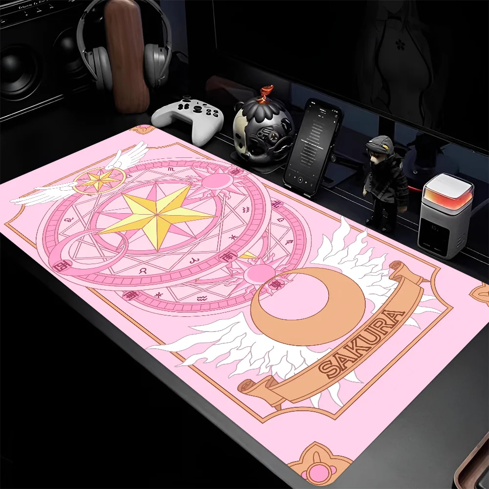 Anime Cardcaptor Sakura Mousepad Large Gaming Mouse Pad LockEdge Thickened Computer Keyboard Table Desk Mat