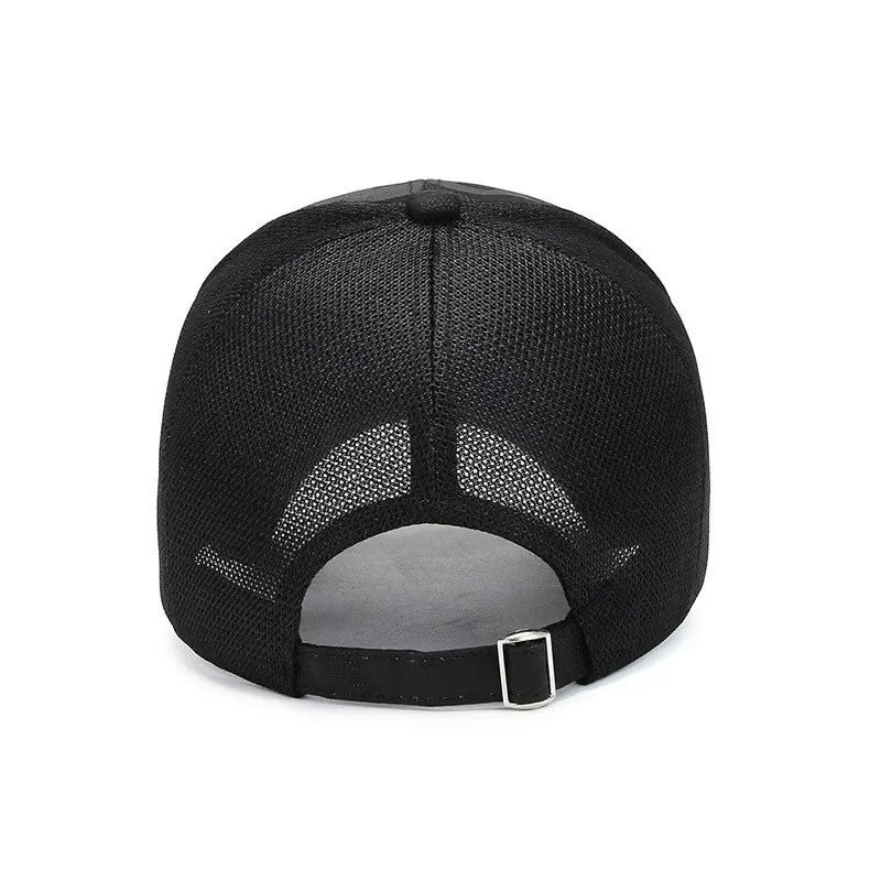 New Spring/Summer Embroidered Letter Camouflage Hat Men\'S Fashion Casual Baseball Cap Breathable Cap, Mesh Visor Hat