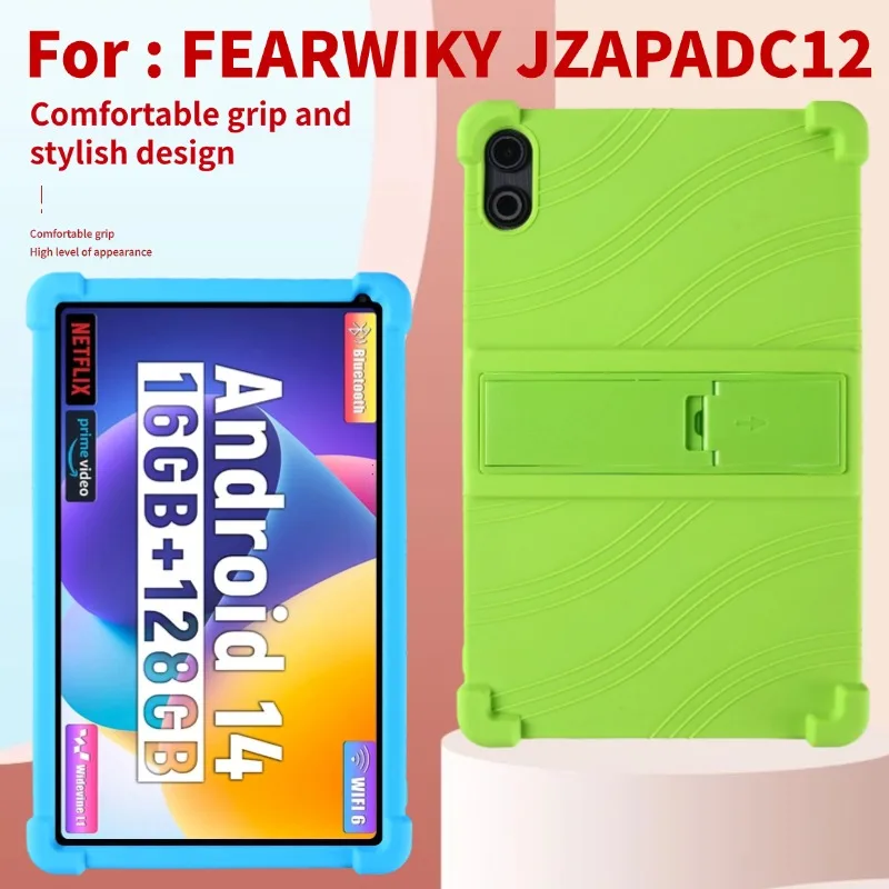

Чехол для планшета FEARWIKY JZAPADC12 10,4 дюйма FEARWIKY JZAPADC12 с подставкой, силиконовый универсальный детский чехол