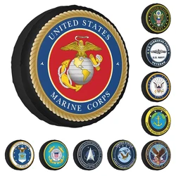 United States Marine Corps Spare Wheel Cover Universal Fit for Jeep Hummer 4WD SUV Custom Tire Protector 14