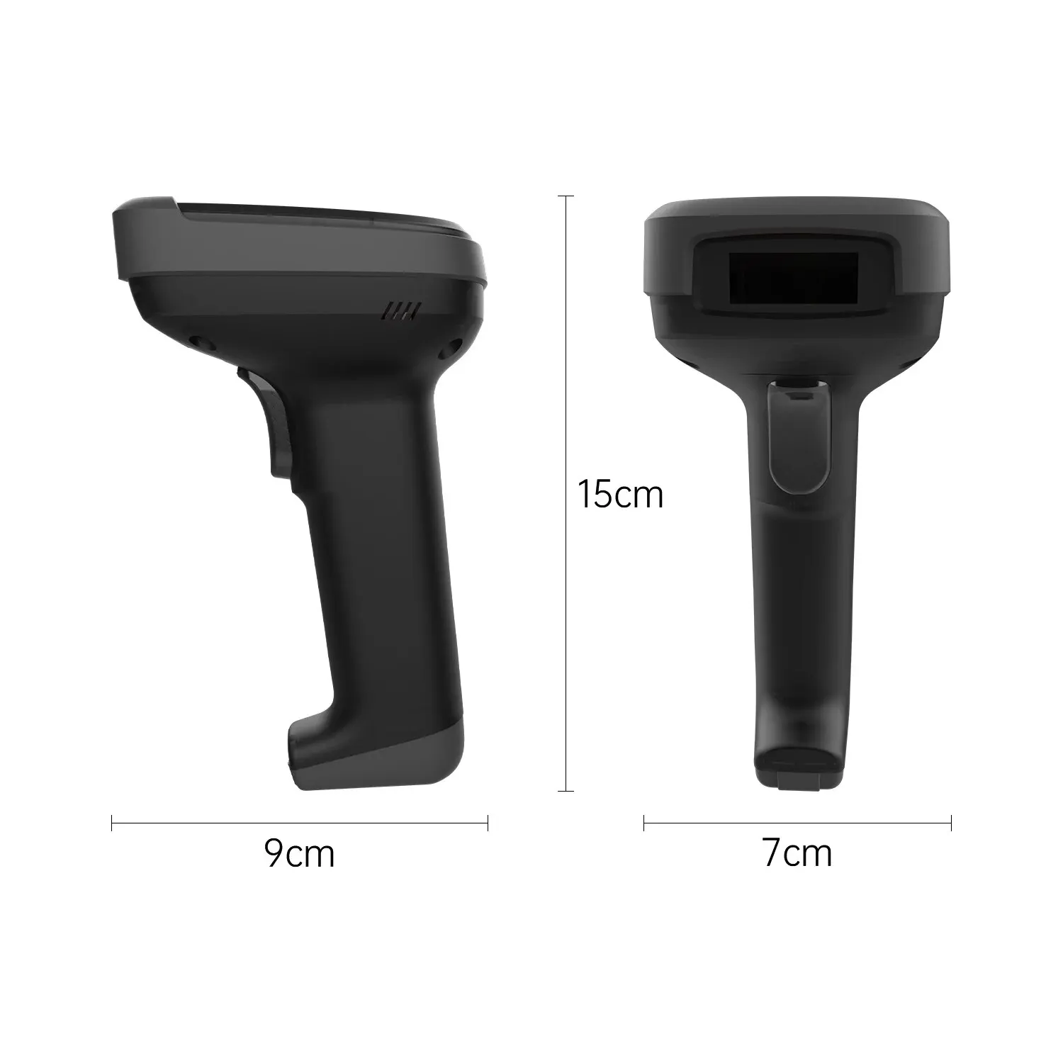 Deli-Wireless Handheld Barcode Scanner Reader, QR, 1D, Código 2D, USB, Automático, Contínuo, Portátil, ES221