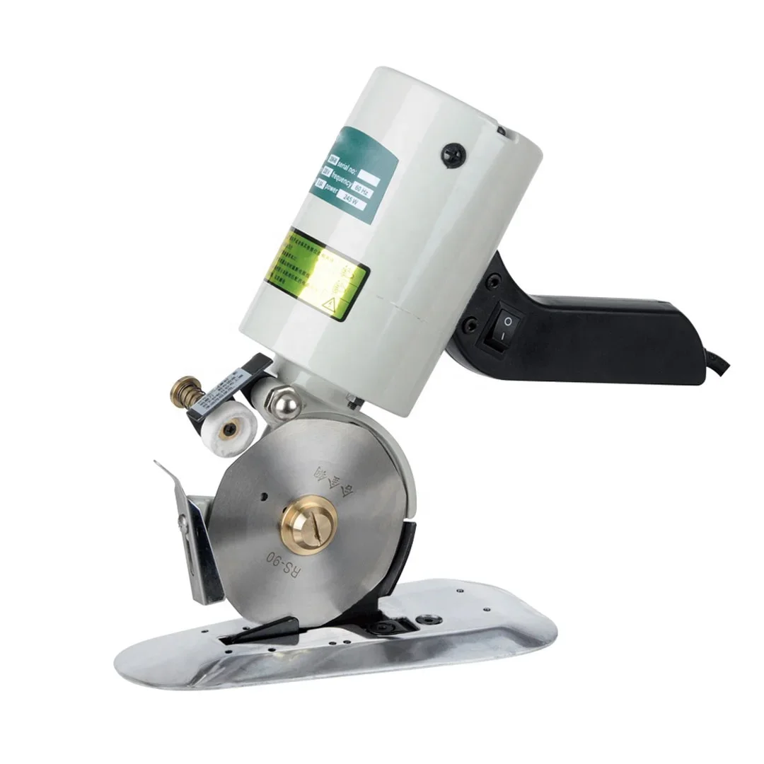 

Yujie YJ-RS90 Electric Round Knife Cloth Cutting Machine Handheld Fabric machine HSS 90MM