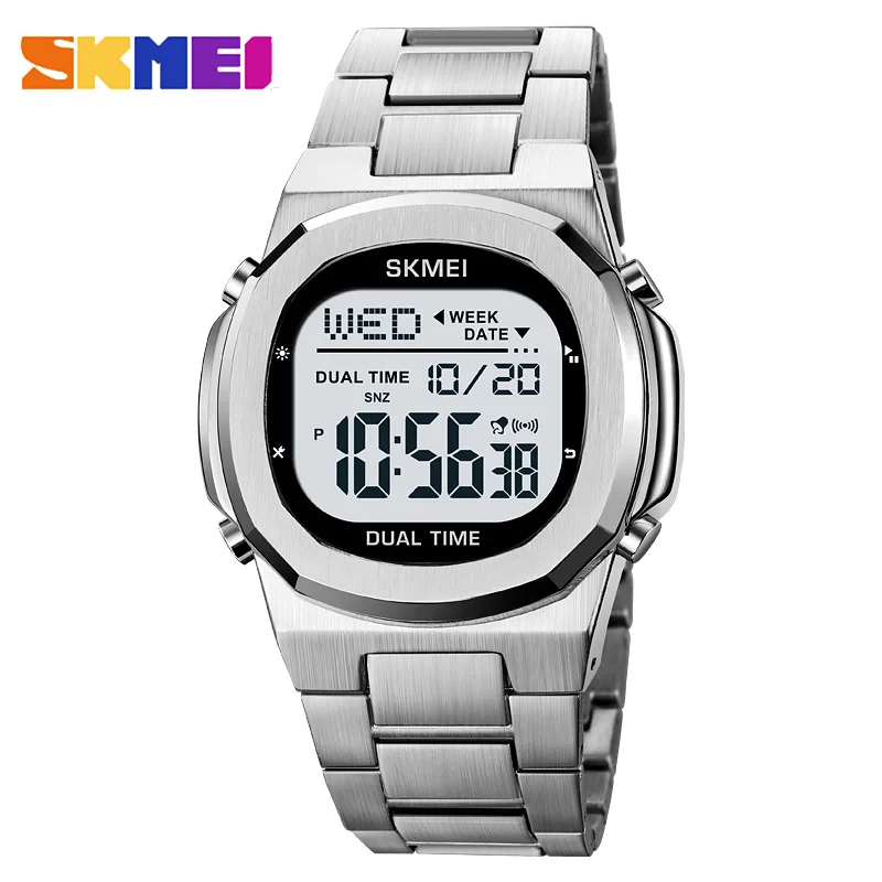 SKMEI 2004 Sports Digital Watch for Men Luxury Electronic Alarm Clock Calendar Waterproof Mens Wristwatches 2036 reloj hombre