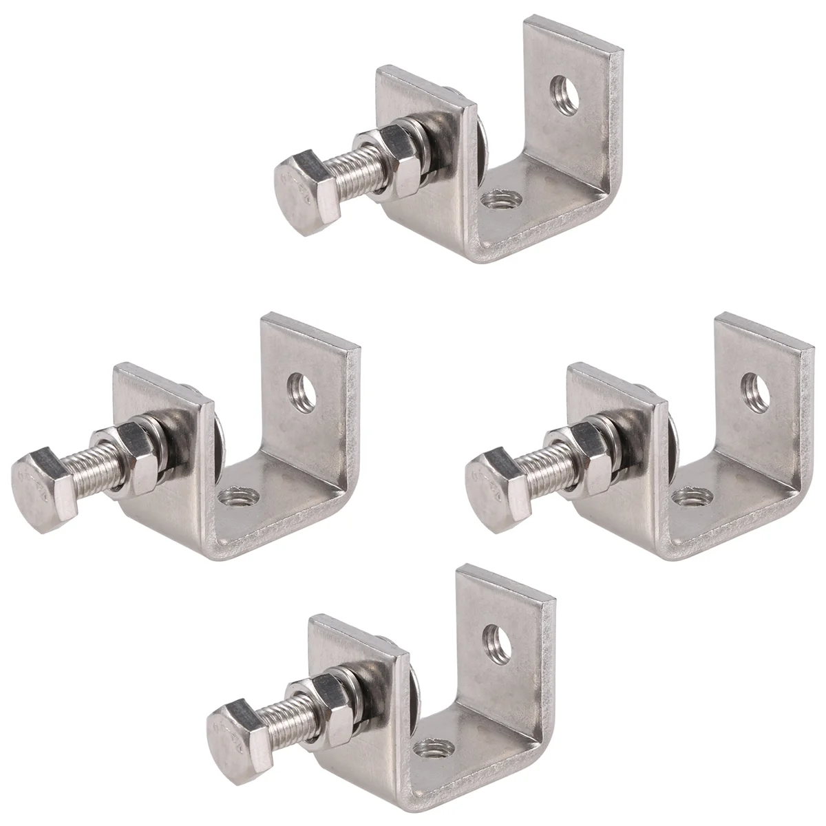 BISM1 4PCS 16-25mm Heavy Duty Holzbearbeitung Clamp Set 304 Edelstahl C Clamp Tiger Clamp Werkzeuge für Schweißen/Zimmermann