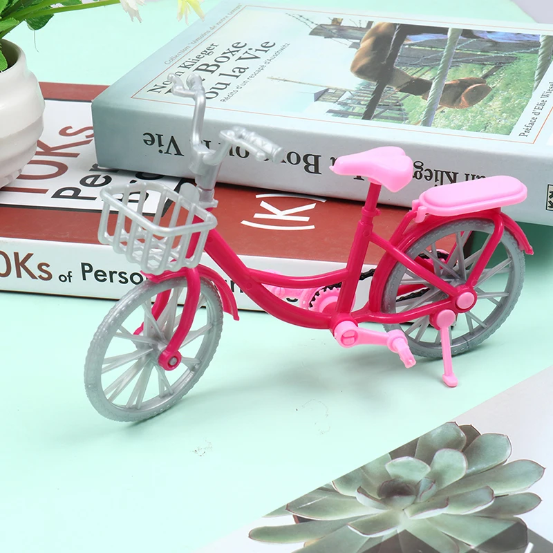 Dollhouse Single Bicycle Outdoor Sports Toy Photo Decoration for 30cm Doll Toys