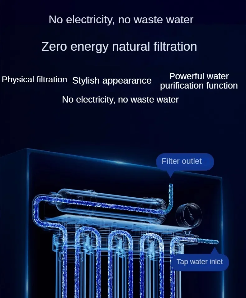 Water Purifier Household Direct Drinking Water Purifier Kitchen Tap Water Pre-filter Ultrafiltration Purifier Home-appliance