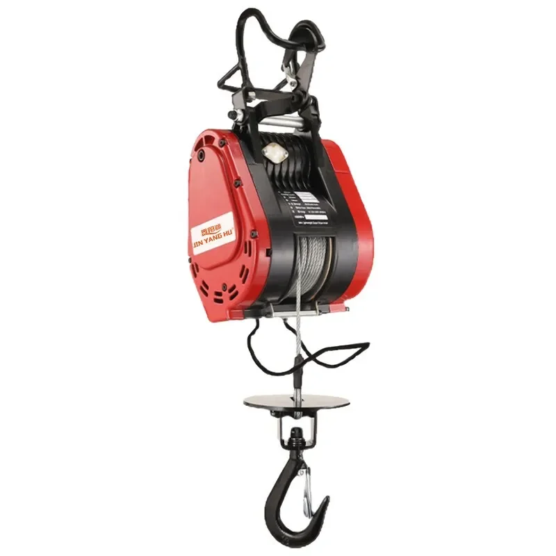 رافعة رافعة كهربائية 220 فولت مع منصة رفع بدون فرش ذات تردد متغير ونش 500 كجم سعة مزدوجة السرعة 7/17 دقيقة #6