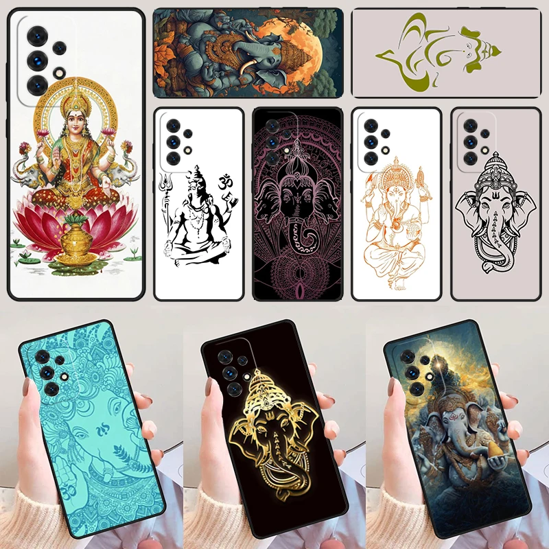 Ganesh Elephant God phone case For Samsung Galaxy A42 A31 A40 A51 A71 A32 A80 A91 A52 A72 A73 A20e A21S A50 A70 A11 A12 Cover