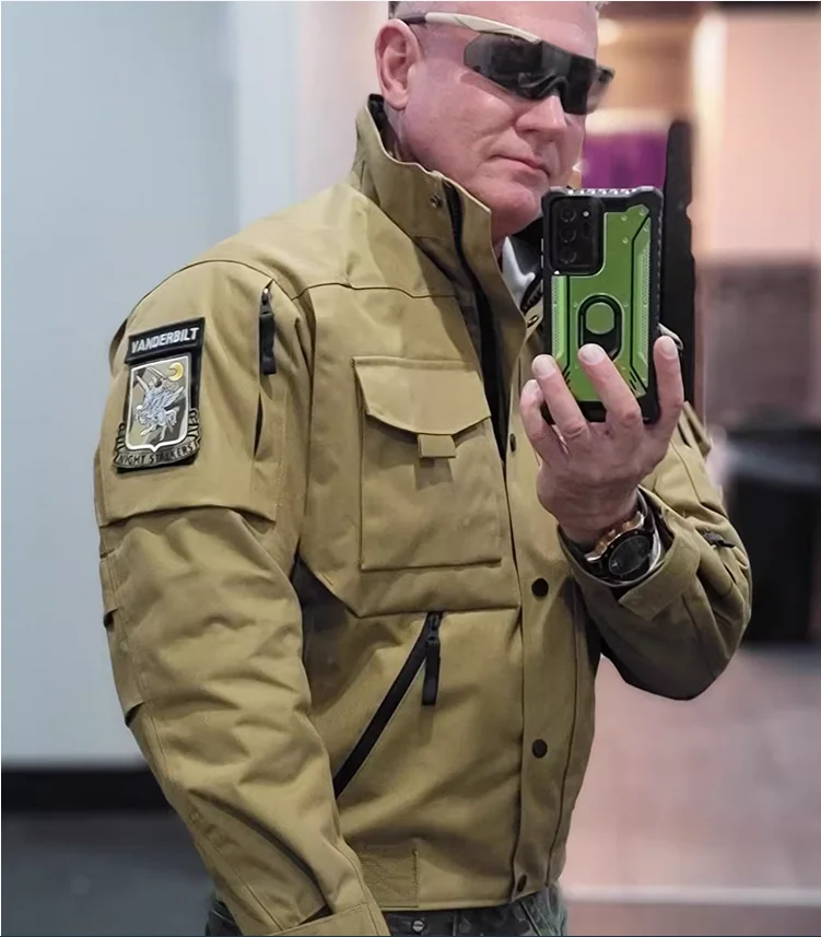 

Outdoor military fan tactical suit windproof and waterproof men's jacket