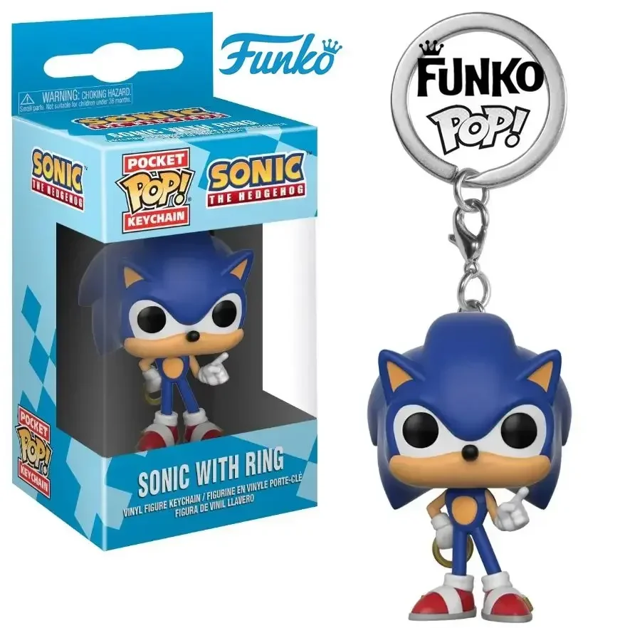 Minimum price Funko Pop Keychain Super Sonic Hedgehog Garage Kit Doll Ornaments Model Game Relate Collectible Toys For Children