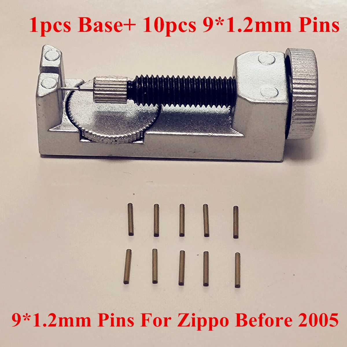 Fix Disassemble Lid Hinge Pins Base Punch & Replacement Copper Pins For Zippo Kerosene Lighter DIY Repair Tool Set