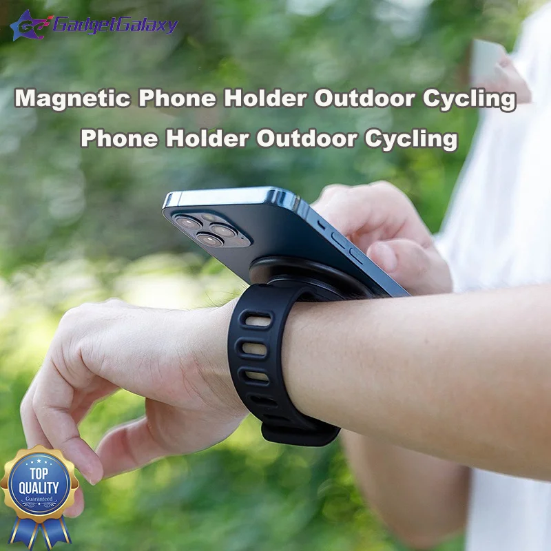 

Magnetic Phone Holder Outdoor Cycling Wrist Strap Portable Lazy Fitness Wrist Phone Holder Fashion Fitness Live Streaming NEW