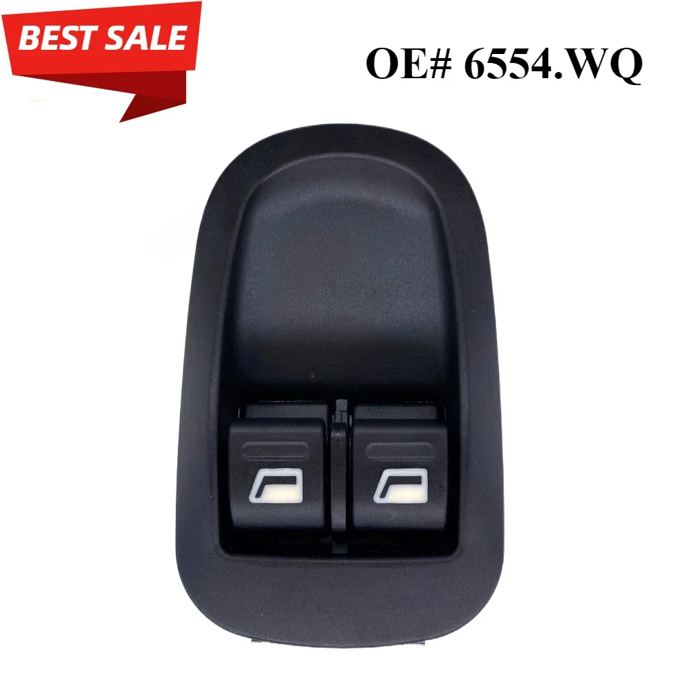 

Power Electric Window Switch Button for Peugeot 206 CC 206 SW Window Glass Lifter Switch Control Console Auto Parts 6554.WQ