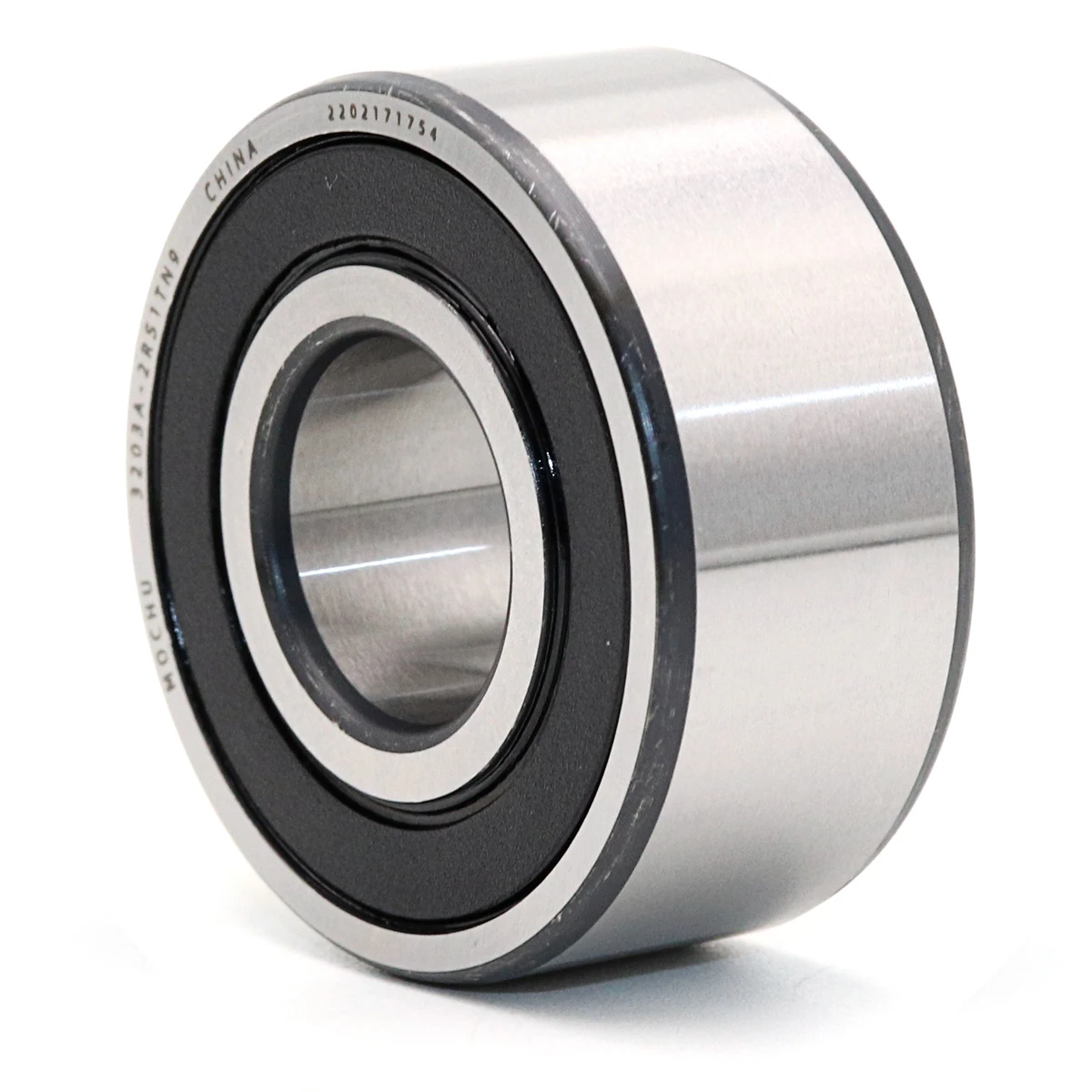 1PCS MOCHU 3203A-2RS1TN9 17x40x17.5 5203-2RS Double Row Angular Contact Ball Bearing With Seals