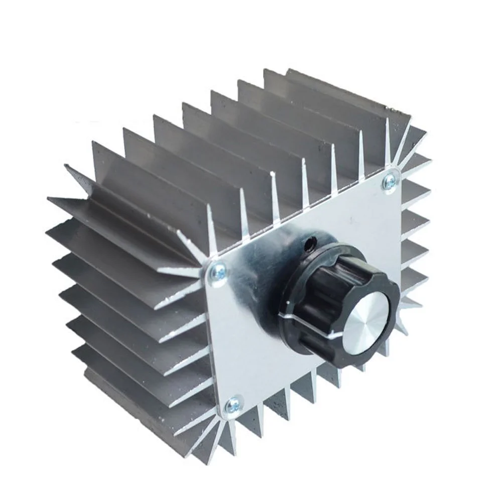 AC 220V 5000W SCR Regolatore di tensione Regolatore di velocità del motore Dimmer di regolazione della luce Termostato Regolatore di velocità del motore 5000W