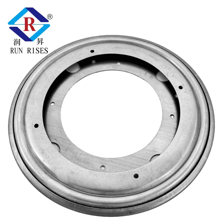 A25 8-Inch Galvanized Swivel Plate Taiwan Chair Mechanism Living Room Suitable Dining Lazy Susan Kitchen Bedroom MetalATV&UTV