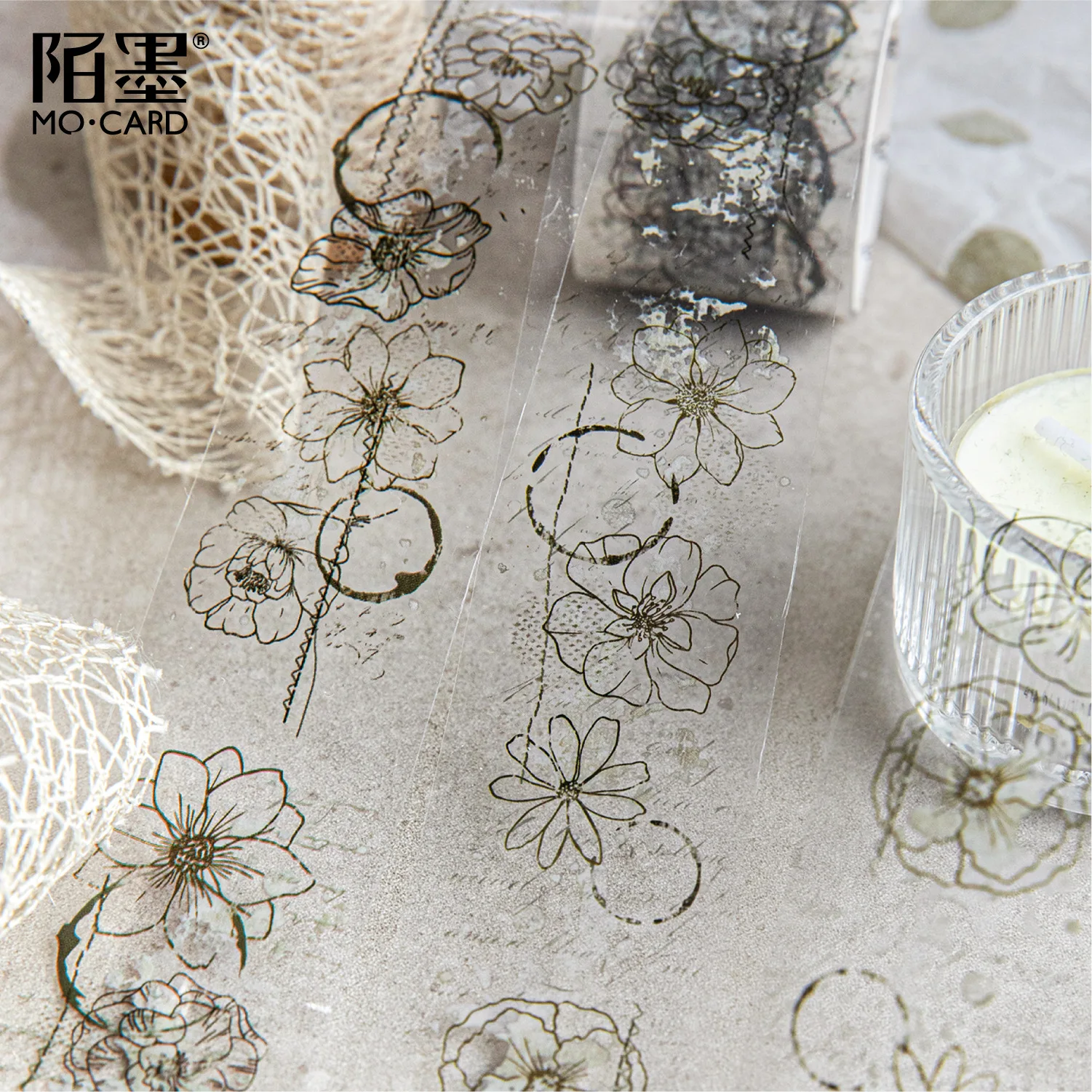 

1pcs/1lot Decorative Adhesive tapes Ink marks between papers Scrapbooking DIY Paper Scrapbooking Stickers