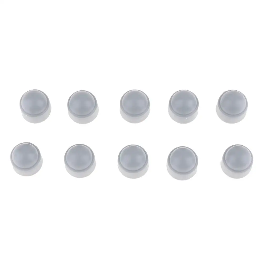 M6 M8 M10 Hex Hexagon Dome Bolt Screw Nut Protection Caps Cover - Pack of 10