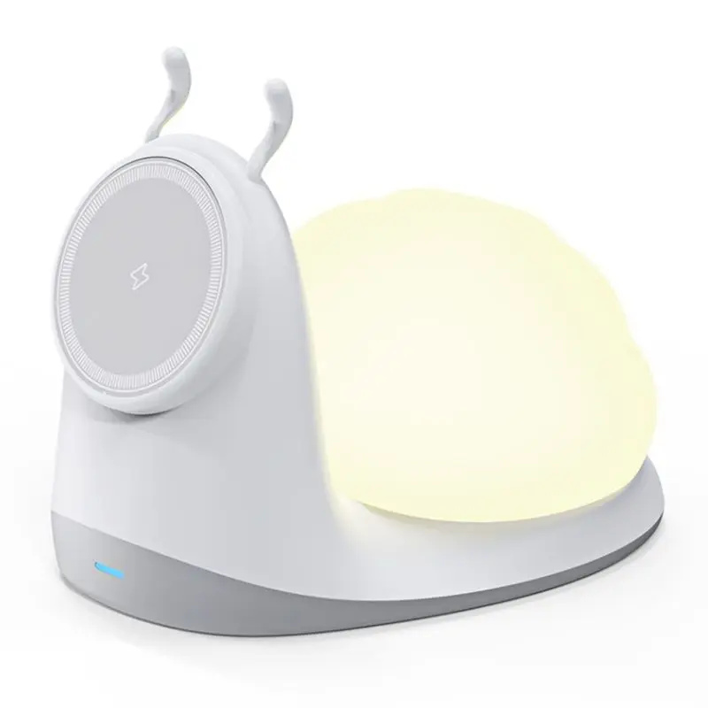 

Беспроводной магнитный ночник-улитка для iPhone 13-Iphone 16