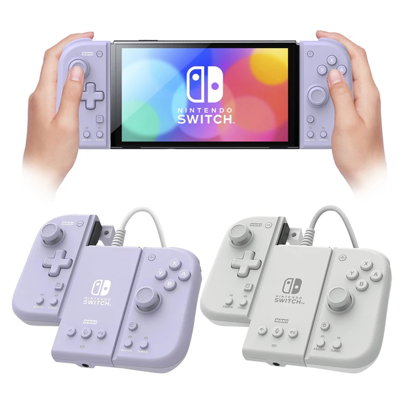 lavender-milky-white-split-pad-compact-attachment-set-for-nintendo-switch-accessoris-original-in-stock
