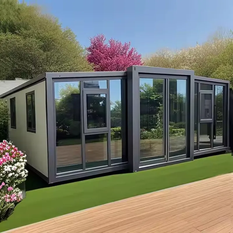 20FT Luxury New Design Prefabricated Rumah Container Container House Modular Prefab House Home Ready To Live In