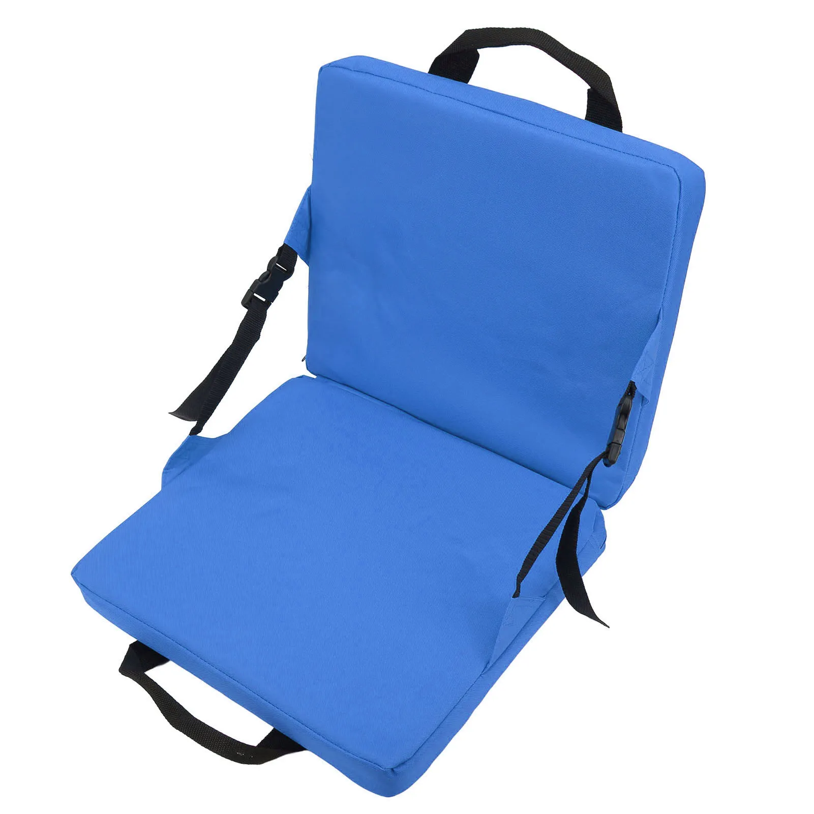 Outdoor Foldable Cushion Outdoor Foldable Chair with Backrest Soft Sponge Cushion Back Chair for Stadium and Beach