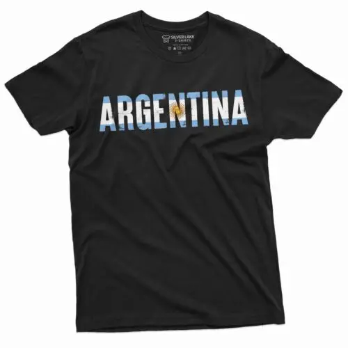 Argentina T-shirt Argentinian Flag National Patriotic Tee shirt Argentine Shirt