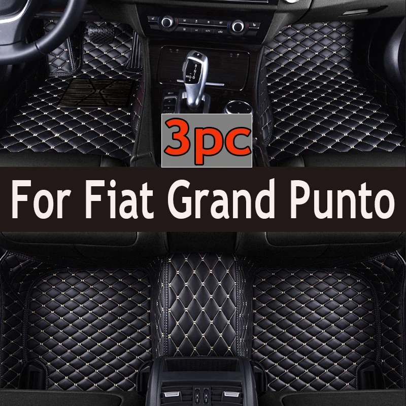 Car Floor Mats For Fiat Grand Punto Project 199 2005~2009 3door Tapetes Para Carro Alfombrillas Coche Car Mats Car Accessories