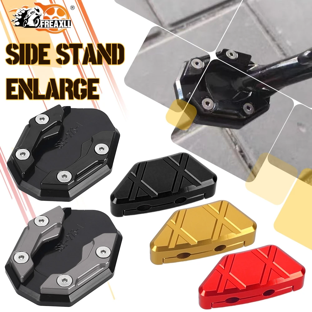 

Motorcycle Side Stand Enlarge Pad Kickstand Support Cover Accessories FOR DAYANG VRF150 VRS125 VRF 150 2022 2023 2024 2025 2026