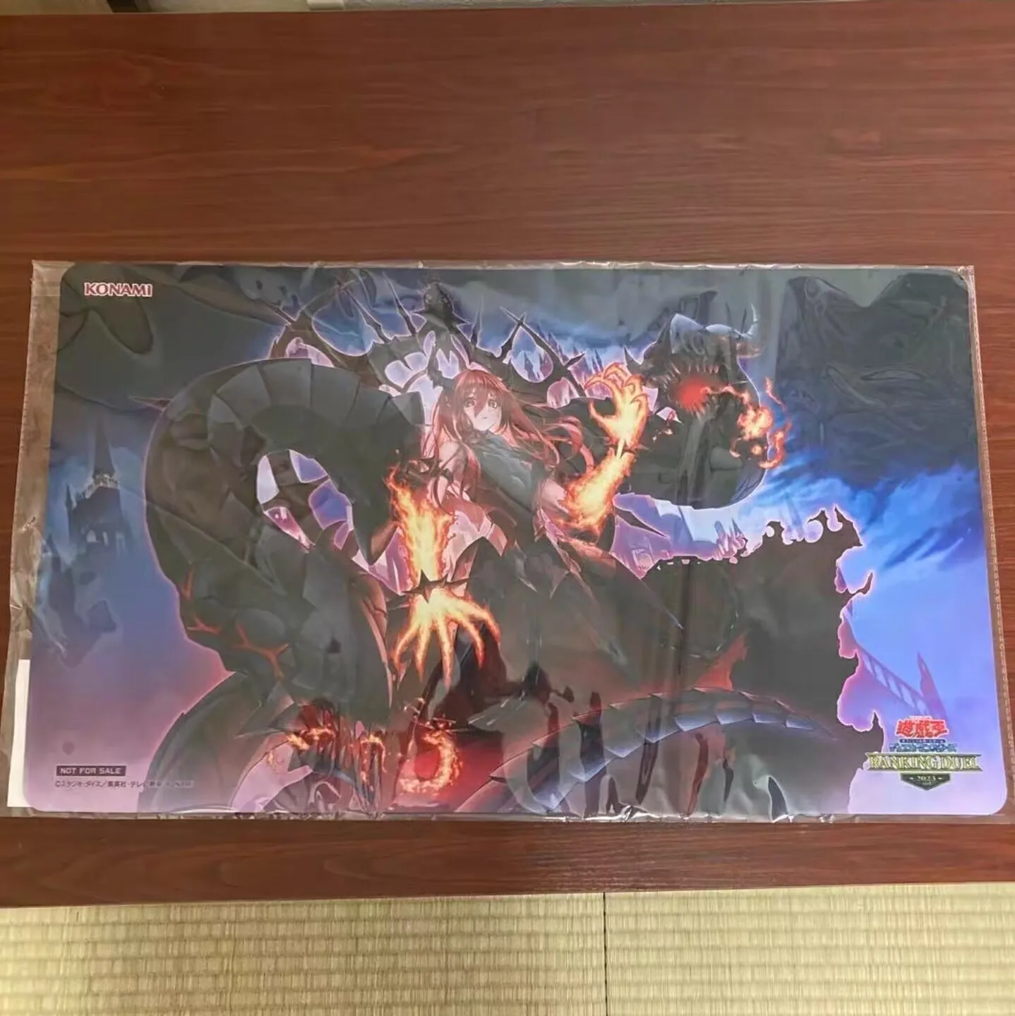 

Yugioh KONAMI Duel Monsters RANKING DUEL Promethean Princess, Bestower of Flames Collection Official Playmat Mat Table Play Pad