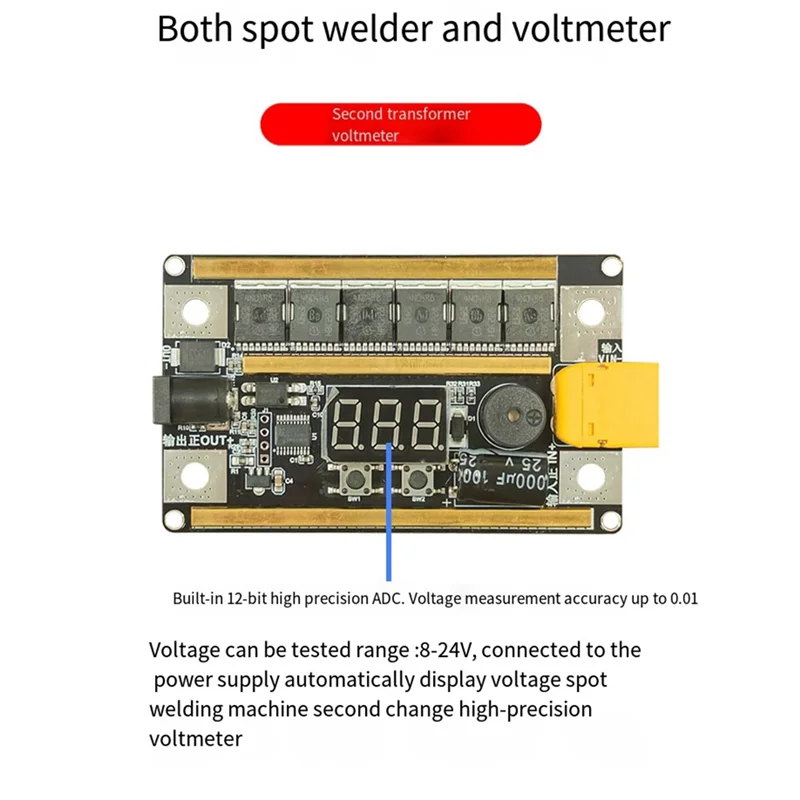 AT51-Upgradado 100 engrenagens 12v tensão portátil 18650 telefone móvel bateria de lítio soldador ponto diy pequeno soldador ponto