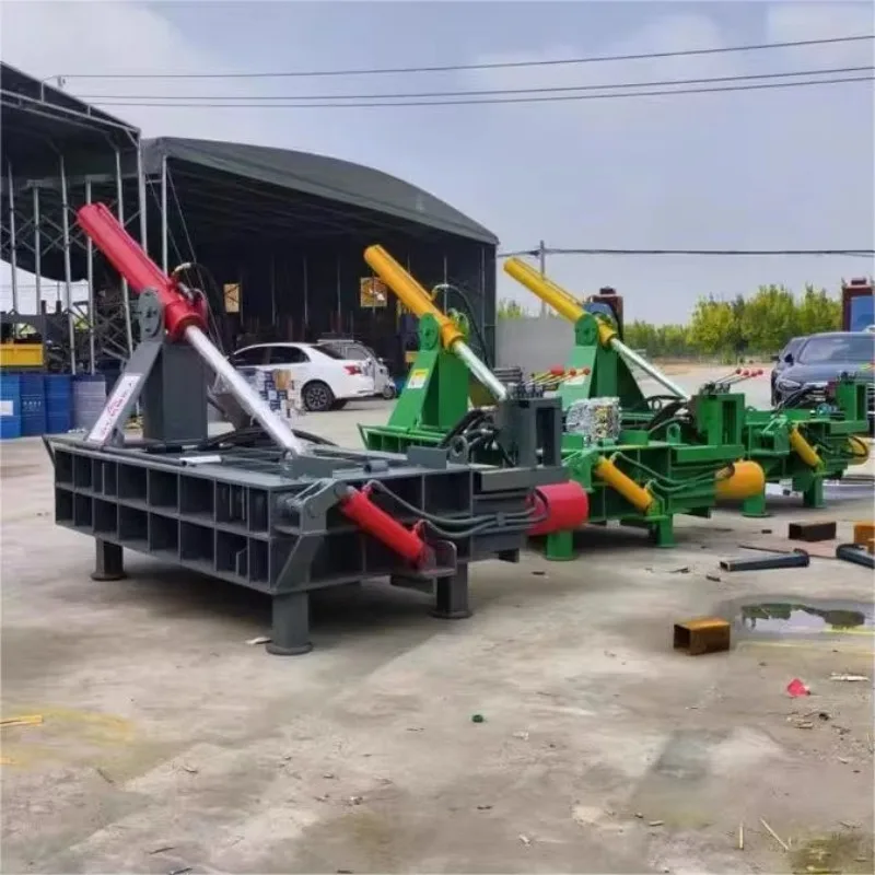 Presse à balles hydraulique horizontale personnalisée pour le recyclage des métaux ferreux, équipement de pressage de métaux ferreux