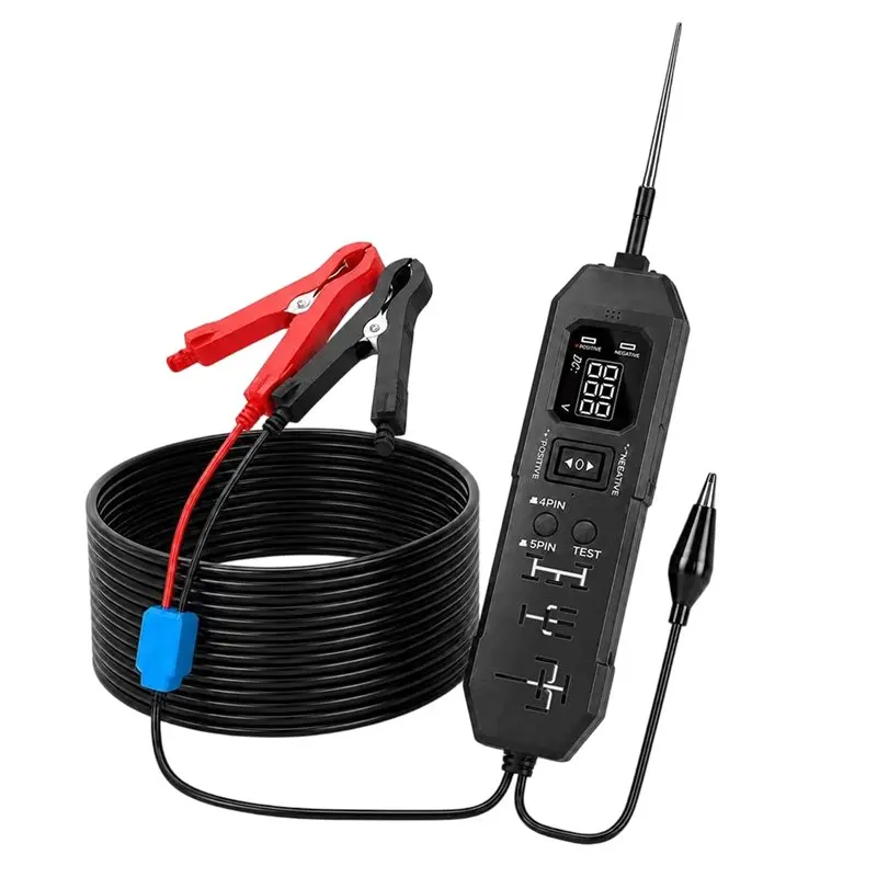 Diagnostics Tool For Vehicle Electrical Fault Circuits, Digital Automotive Relay Tester, Power Supply Detection Device