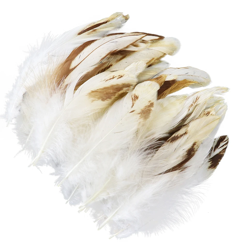 50 Uds. De plumas de gallo y pollo de 8-13cm para vestido de novia, accesorios de costura DIY, decoración de plumas para fiesta, suministros para artes y manualidades