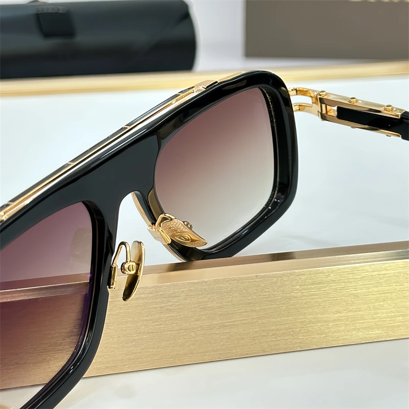 DILTA LXN-EVO DTS403  Luxury Designer Pilot Sunglasses for Women Fashion UV400 Outdoor Double Bridge lunette soleil femme