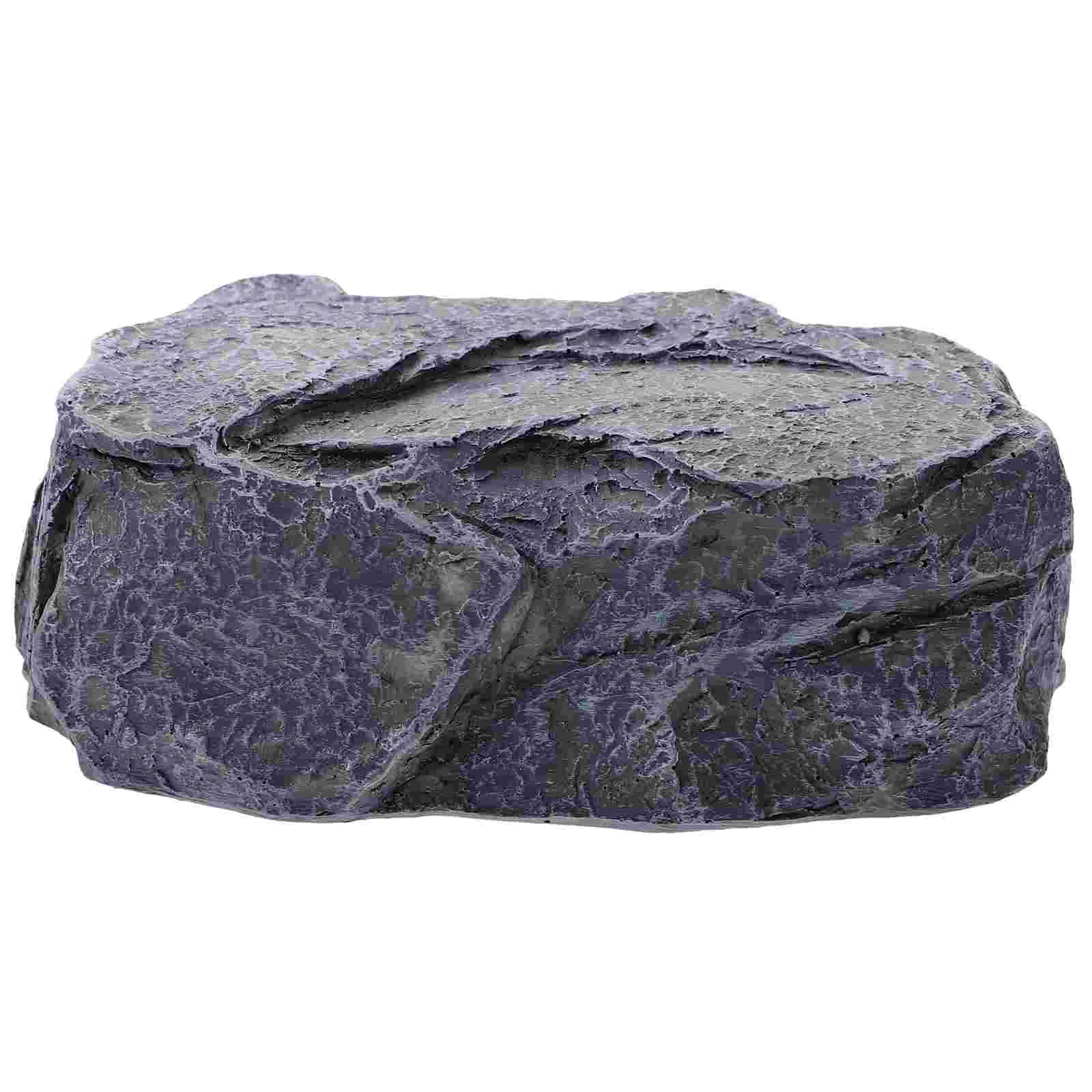 Secret Key Container Simulated Stone Rock Decor Realistic Hiders Resin Security Holder for outside