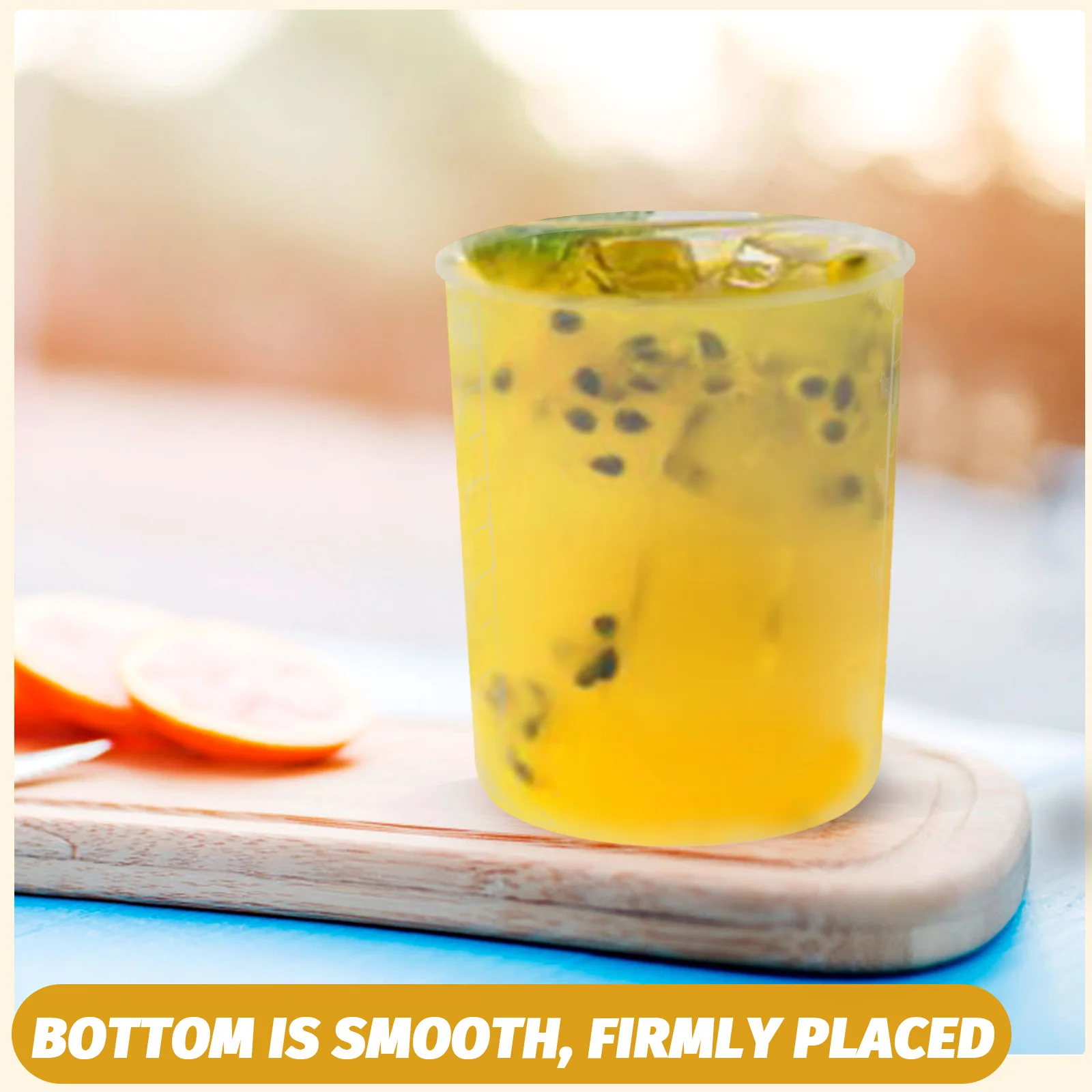 

50pcs Measuring Grad Cylinders Plastic Clear Liquid Measuring Tool Mixing Cups For Diy Resin Crafts Beverage Essential Oils