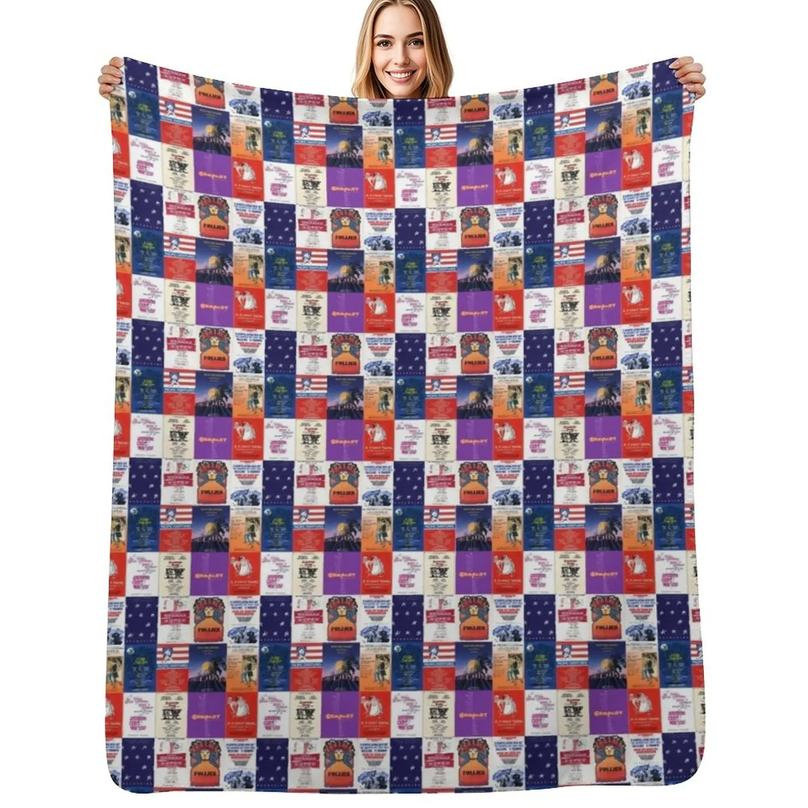 

Sondheim Shows Throw Blanket Multi-Purpose manga christmas decoration Blankets