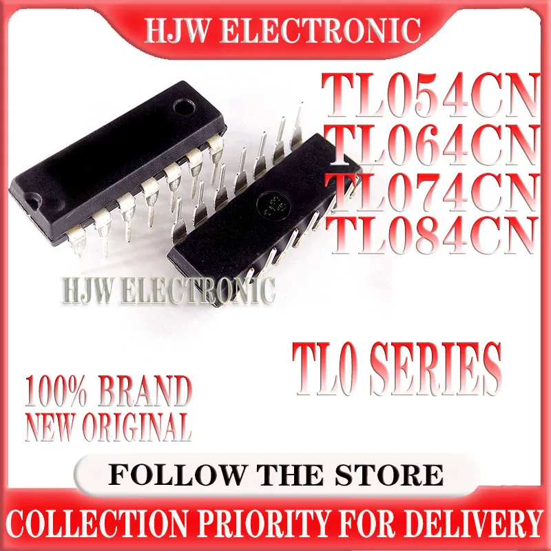 10PCS TL074CN DIP14 TL074 DIP 074CN DIP TL064CN TL084CN TL074 TL064 DIP-14