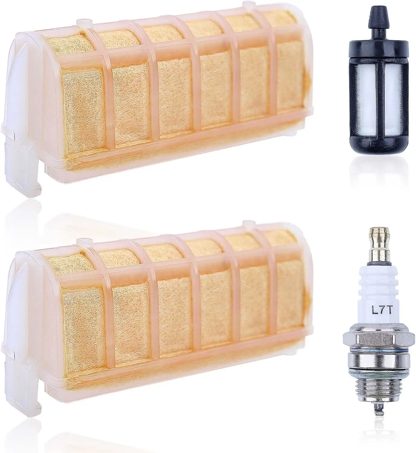 Для Stihl 021 023 025 MS210 MS230 MS250 MS180 Воздушный фильтр бензопилы с свечом зажигания L7T/BPMR7A и топливным фильтром