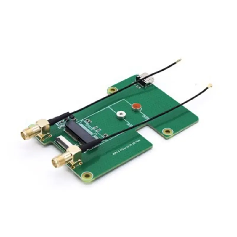 N34R-For Raspberry Pi 5 RPI Pcie To M.2 E HAT Expansion Board For NGFF M.2 E Key Wireless Network Cards Support Wifi6/Wifi7 - view 4