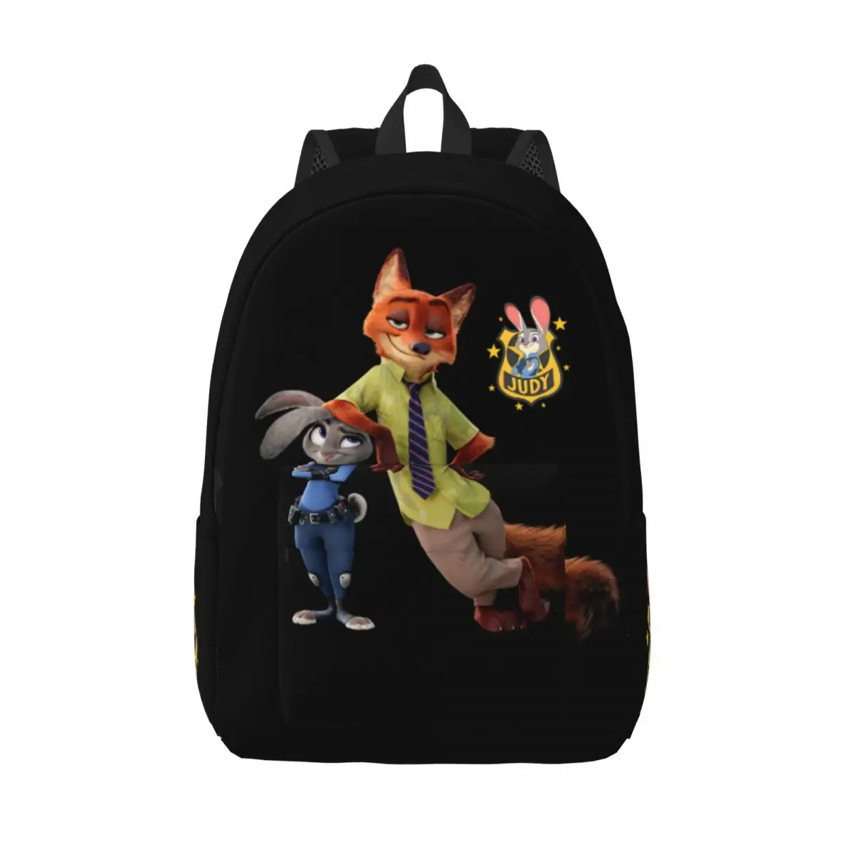 

Рюкзак Zootopia Judy Police Animal для мужчин и женщин, модный рюкзак для работы и учебы, холщовые сумки для ноутбуков, для активного отдыха