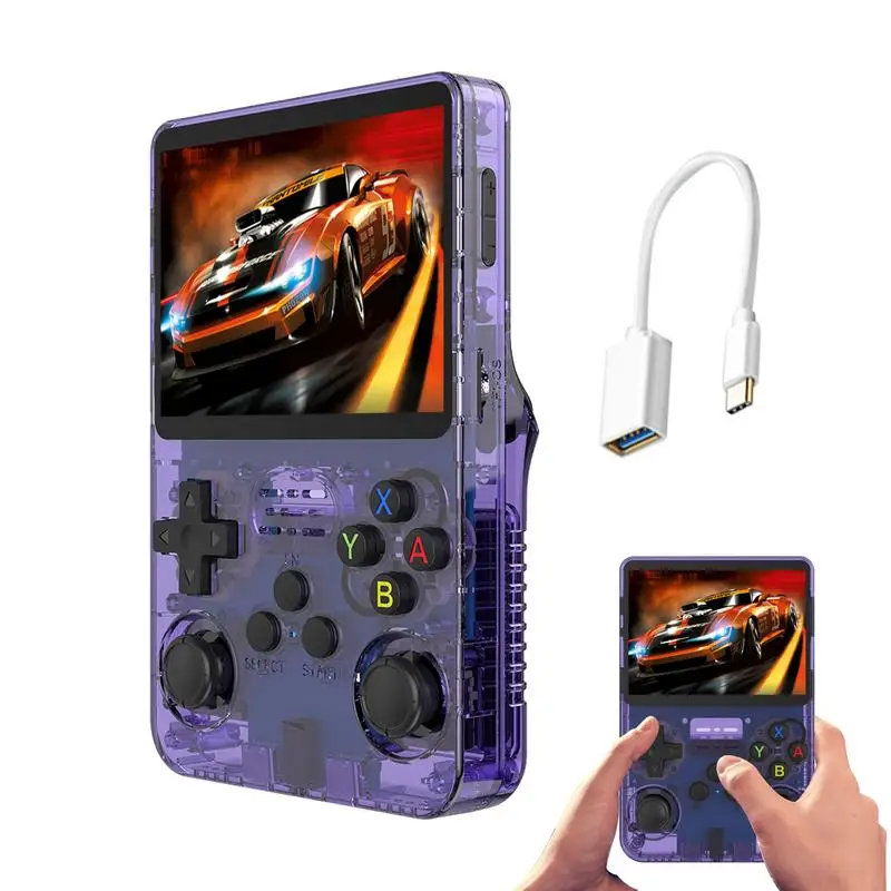 

Handheld Game Console For Kids 3.5-Inch Color Screen Handheld Game Player Video Game Console Classic Retro Games For Birthday