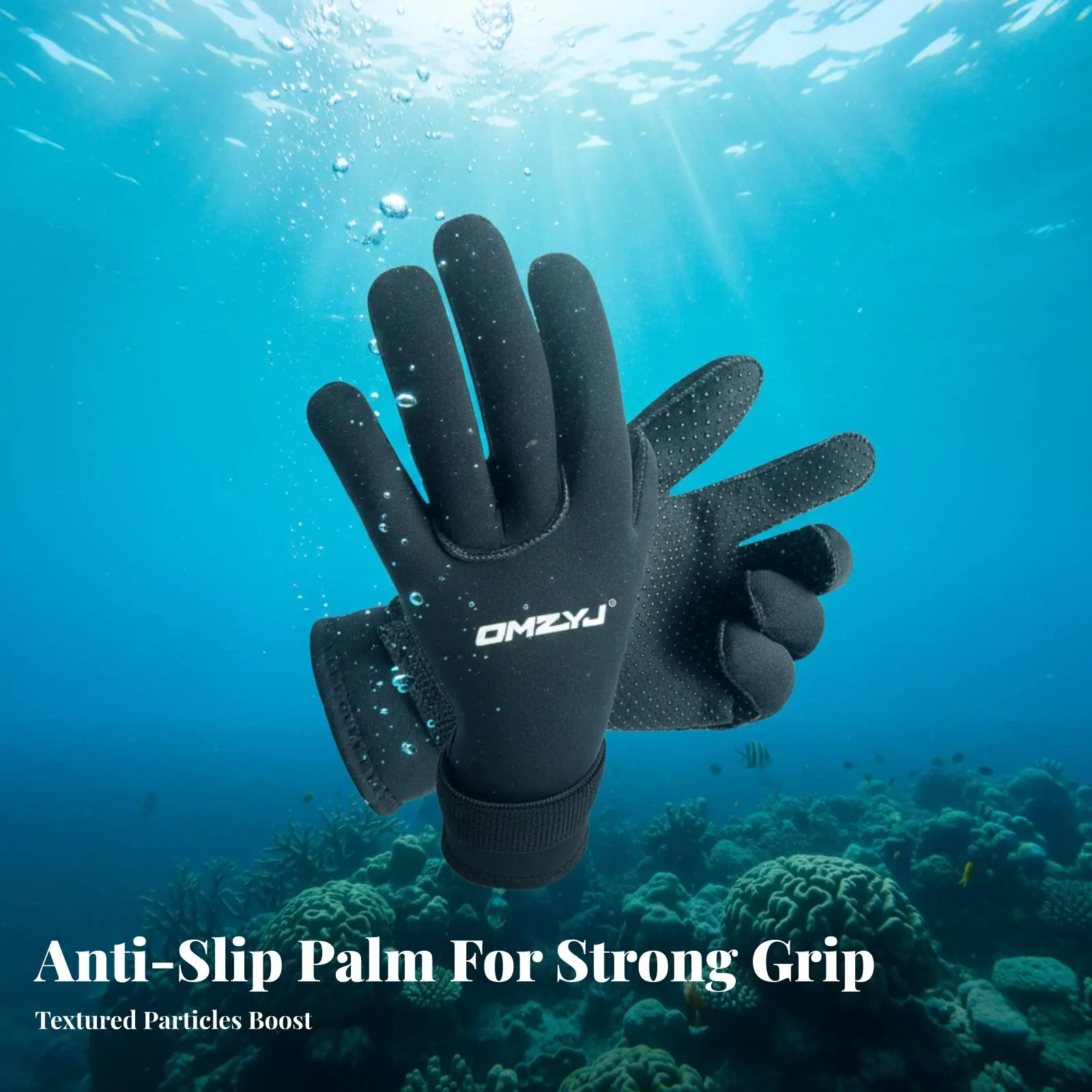 

3mm Diving Gloves Flexible Diving Gloves Wear-Resistant Long-Lasting for Snorkelers, Winter Swimming, Snorkeling