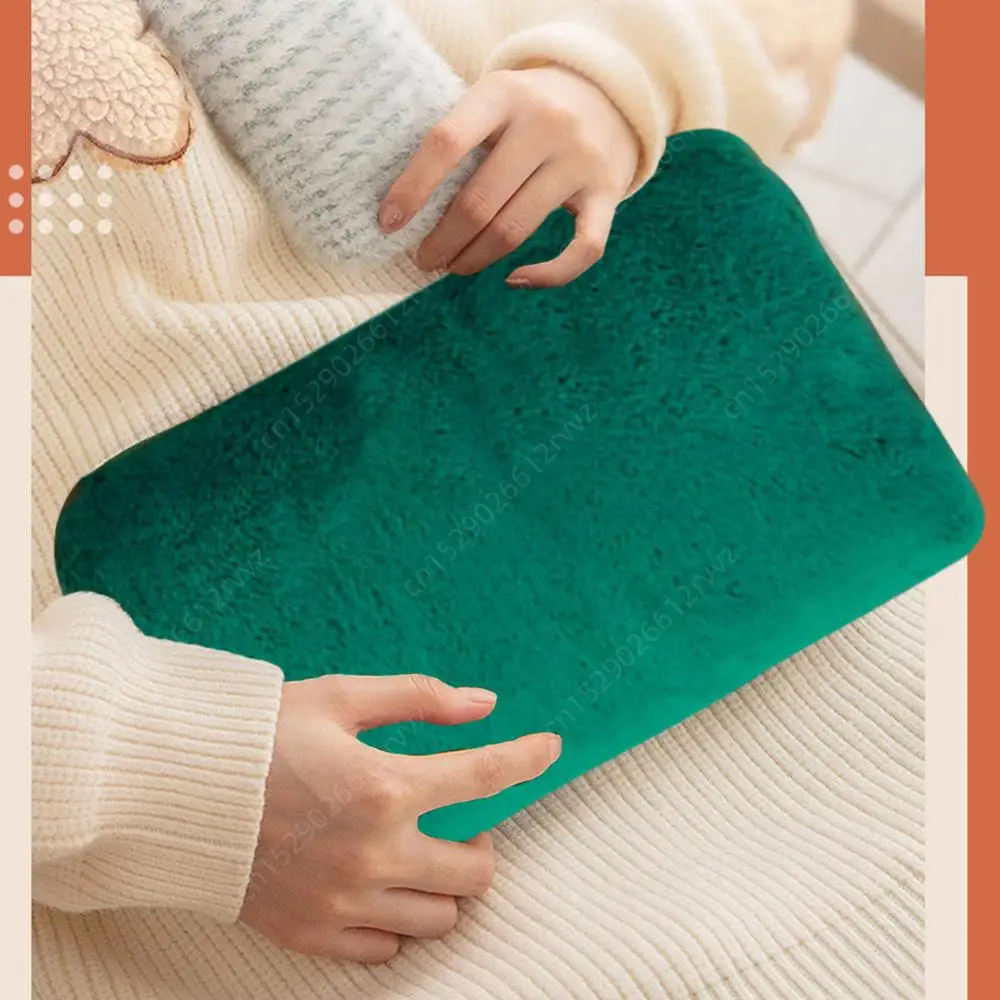 USB Rechargeable Warming Hand Pillow Electric Hand Warmer Electric Heating Belly Warming Explosion-Proof Warmer for Camping