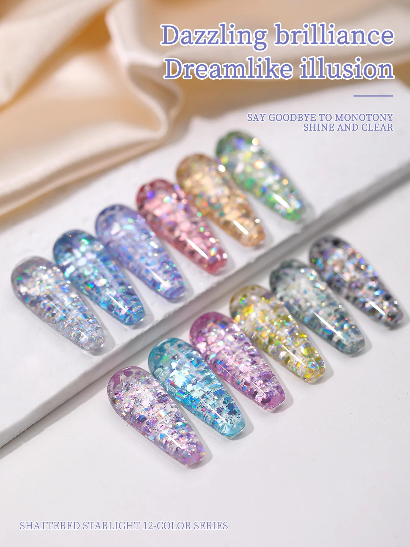 جل أظافر جديد شعبي مكون من 12 لونًا لعام 2025، ملمع تشبع عالي يدوم طويلاً لفن الأظافر بنفسك #3