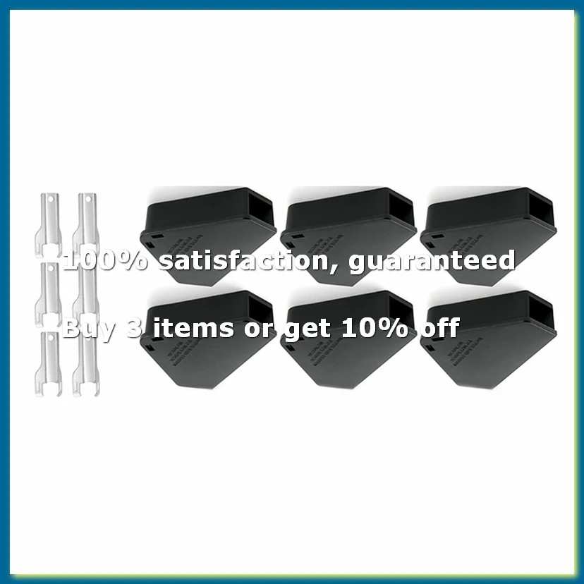 6PCS Mouse Bait Station with Keys Outdoor Mouse Bait Station Mice Small Station Box for Indoor Outdoor Kitchen Garage-DTB1