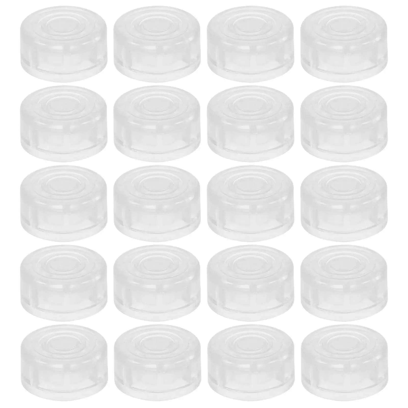 20 шт., прозрачная крышка для педали, прочный пластиковый ножной переключатель, кнопка гитарной педали эффектов, сменный аксессуар, совместимый для