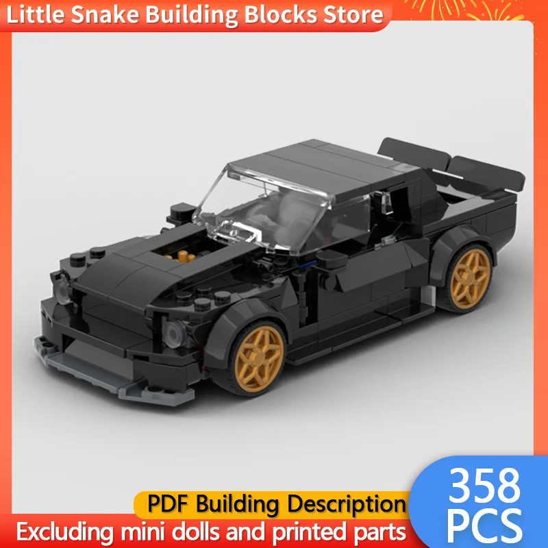 Speed Racing Car Model MOC Building Bricks Drift Racing Car Modular Technology Gifts Holiday Assemble Children Toys Suit